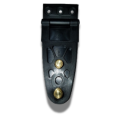 All Glass Rear Door Hinge - With Aluminum Frame - 2 Stud