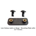 Leer Rotary Latch or Hinge - Mounting Plate (1 Kit)