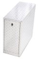 Dee Zee Wheel Well Tool Box with Drawers - Aluminum Diamond Tread - DZ95DA