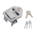 Dee Zee Tool Box Paddle Handle - Silver - DZTBLATCH3