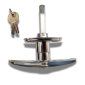 Bauer - Chrome Rivet T Handle - Center Mount