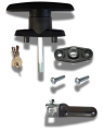 Composite T Handle - 2" Short Shank Screw Mount Kit