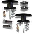 Composite - T Handle Kit - 2" Shank - Pair (keyed alike)