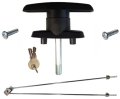 Composite T Handle - 2" Short Shank Screw Mount Kit with Rod Assembly