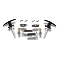 Bauer - Black Screw Mount T Handle Kit - 2-7/8" Shank - Pair (keyed alike)