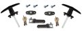 Bauer - Black Screw Mount T Handle Kit - 2-7/8" Shank - Pair (keyed alike)