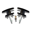 Composite - T Handles - Pair (keyed alike)
