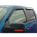 Westin Wind Deflectors - Slim - Tape On - 72-35494 - 2002-2008 Dodge Ram 1500 / 2003-2009 HD - Quad Cab (4 Piece) (Tape On)