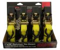 Trail FX - Tie Down Strap - Ratcheting - 1" Wide - 15 ft. - S Hook - A11043Y (4 pack)