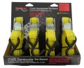 Trail FX - Tie Down Strap - Cam Buckle - 1" Wide - 10 ft. - S Hook - A21023Y (4 pack)