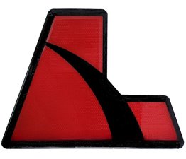 Leer Rear Door 3D "L" Logo