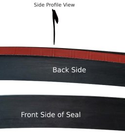 Leer Topper Door Skirt Seal (image 1)