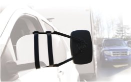 Camco - Clamp-On Towing Mirror - Single Mirror Bilingual - 25650