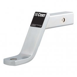 Curt - Class 3 Ball Mount - 45297 - (2" Shank, 7,500 lbs., 6" Drop, 9-1/4" Long, Chrome)
