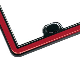 Weathertech ClearFrame - Red/Black License Plate Frame - 63022