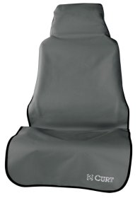 Curt - Seat Defender 58 Inch x 23 Inch Bucket Seat Cover - Grey - 18500