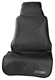 Curt - Seat Defender 58 Inch x 23 Inch Bucket Seat Cover - Black - 18501