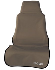 Curt - Seat Defender 58 Inch x 23 Inch Bucket Seat Cover - Brown - 18502