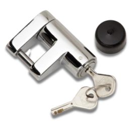 Bulldog Trailer Coupler Lock - Chrome - 580403