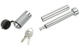 Draw-Tite - 3" Hitch Receiver Lock - 5/8" to 3/4" Pin Diameter - Dogbone Style - 63259