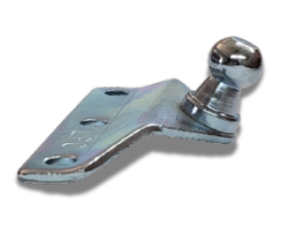 Ball Mount for Gas Props/Lift Cylinders - Double Bent (image 1)
