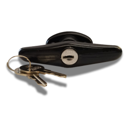 Bauer - Black Rivet T Handle - Center Mount
