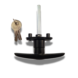 Bauer - Black Screw Mount T Handle - Long Shank - Center Mount (image 2)