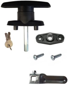 Composite T Handle - 2" Short Shank Screw Mount Kit