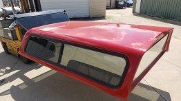 USED Truck Cap - 2007-2013, Chevy Silverado, 2014 Chevy Silverado 2500/3500 8 ft. Red