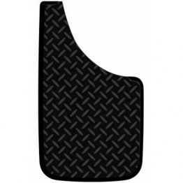 Plasticolor Mud Flaps - 000548R01 (Front or Rear) (Universal) - Black Diamond Plate
