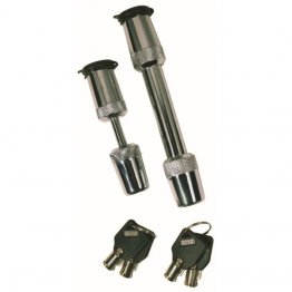 Trimax - Hitch Receiver Lock and Coupler - Steel - Receiver lock: 5/8" Dia. 2-3/4" Span; Coupler lock: 7/8" Span
