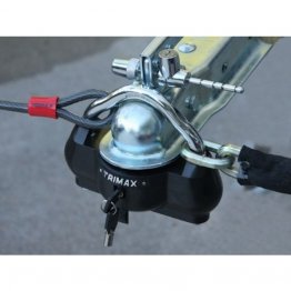 Trimax - Trailer Coupler Lock - Hitch Ball and Clamp Type - Solid Hardened Steel - Single - UMAX100