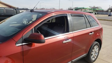 WeatherTech Window Deflectors - 82430 - 2007-2014 Ford Edge / 2007-2015 Lincoln MKX (4 Piece) (In Channel)