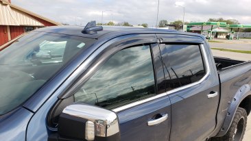 Auto Ventshade Ventvisor - Tape On - 94805 - 2019-2025 Chevrolet Silverado / GMC Sierra 1500 - Crew Cab (4 Piece)