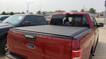 Leer SR 250 - Soft Roll Up Tonneau Cover - 610112 - 2015-2025 Ford F-150 - 5.5 ft. Bed