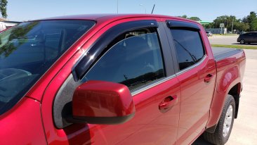 Auto Ventshade Ventvisor - Tape On - 94995 - 2015-2022 Chevrolet Colorado / GMC Canyon - Crew Cab (4 Piece)