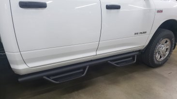 N-FAB Podium Steps - Textured Black - HPD2080CC-TX - 2019-2024 Ram 2500/3500 - Crew Cab