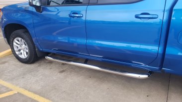 Westin E-Series Nerf Bars - Stainless Steel - 23-4130 - 2019-2025 Chevrolet Silverado / GMC Sierra 1500 / 2019-2025 HD - Crew Cab