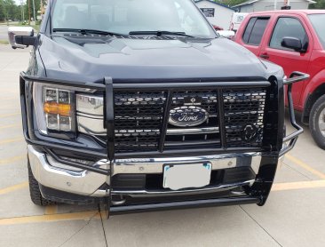 Ranch Hand Legend Grille Guard - GGF21HBL1C - 2015-2023 Ford F-150 (Accommodates Camera/Adaptive Cruise Control)