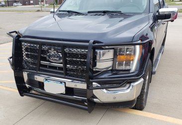 Ranch Hand Legend Grille Guard - GGF21HBL1C - 2015-2023 Ford F-150 (Accommodates Camera/Adaptive Cruise Control)