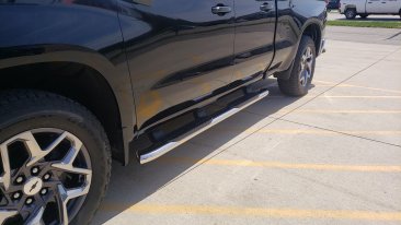 Westin Pro Traxx 5 Inch Oval Tube Steps - Stainless Steel - 21-54120 - 2019-2025 Chevrolet Silverado / GMC Sierra 1500 / 2019-2025 HD - Double Cab