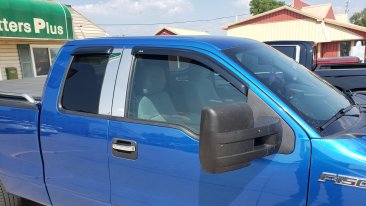 Auto Ventshade Ventvisor - Tape On - 94738 - 2004-2014 Ford F-150 - Super Cab (4 Piece)