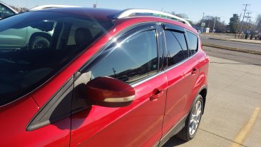 Auto Ventshade Ventvisor - Tape On - 94383 - 2013-2019 Ford Escape (4 Piece)