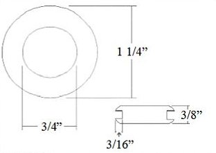 Side Access Door Lock Rubber Gromet (image 4)