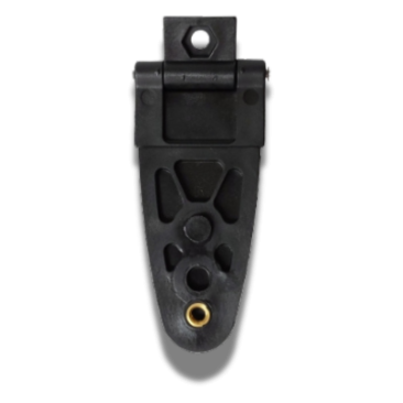 Leer 100XL/LE/XR - All Glass Rear Door Hinge - 1 Hole and 1 Blank Stud (image 1)