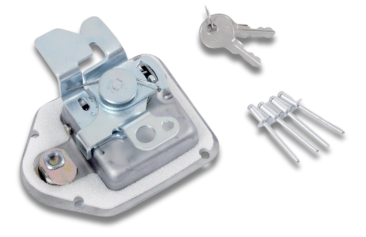 Dee Zee Tool Box Paddle Handle - Silver - DZTBLATCH1 (image 2)