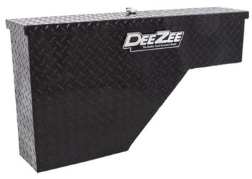 Dee Zee Wheel Well Tool Box - Black Diamond Tread - DZ95B (image 1)
