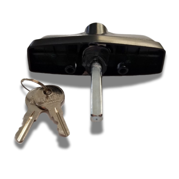 Covermaster - Black Screw Mount T Handles - Pair (keyed alike) (image 3)