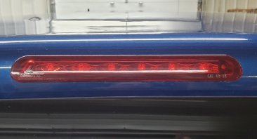 Red Flush Mount LED Brake Light (Small) (UNLIT) (image 6)