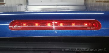 Red Flush Mount LED Brake Light (Small) (LIT) (image 5)
